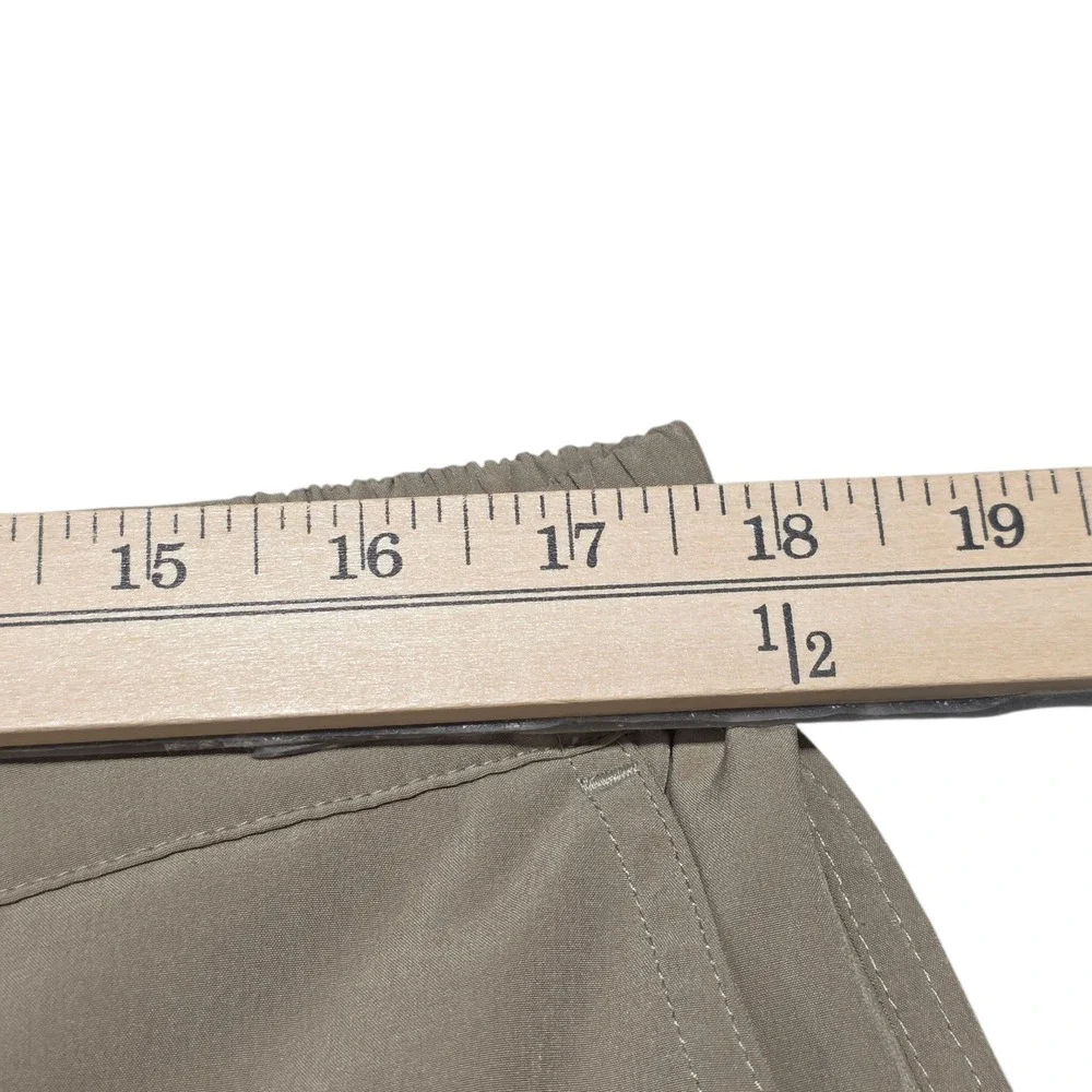 Thousand Miles Hybrid Shorts - Elastic Sides‎ on Waist, Lightweight, Khaki - XL